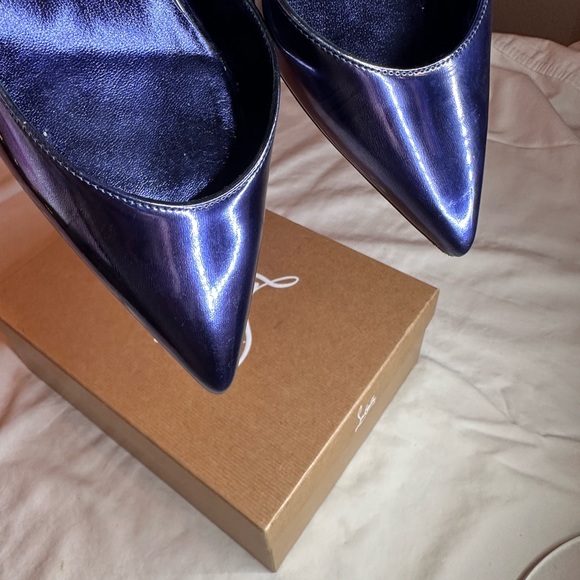 Louboutin chrome heels - Picture 5 of 7